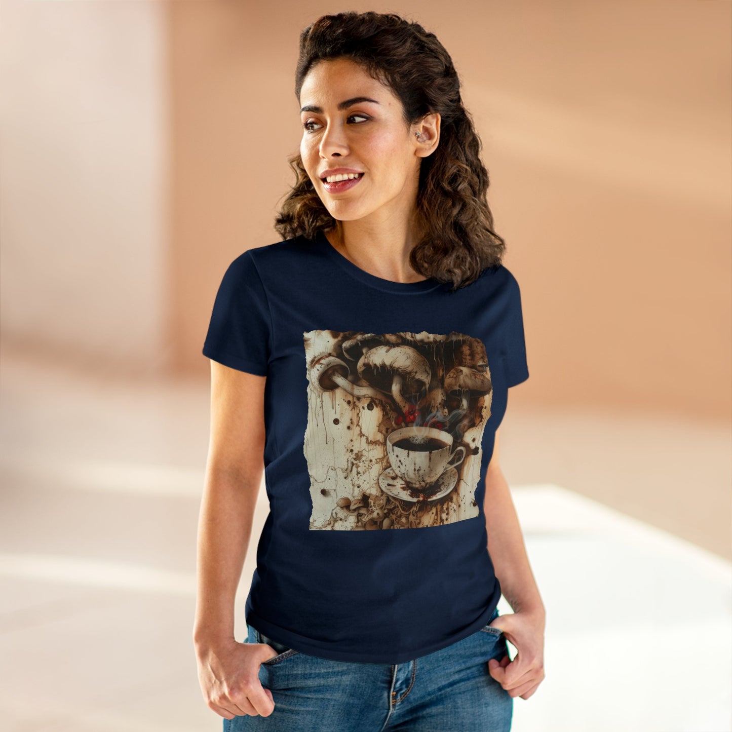 Organic Coffee - Women's Midweight Cotton Tee