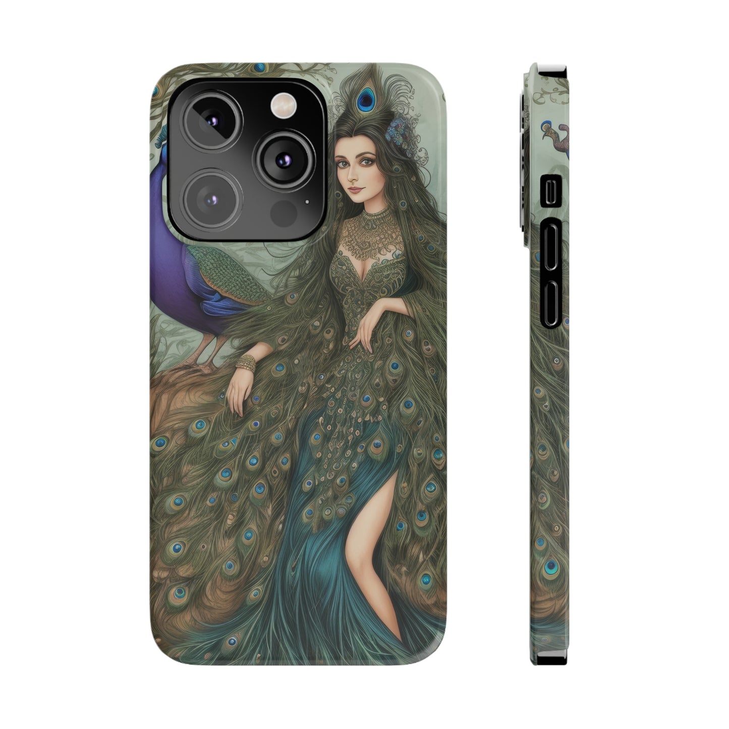 Peacock Witch - Phone Case