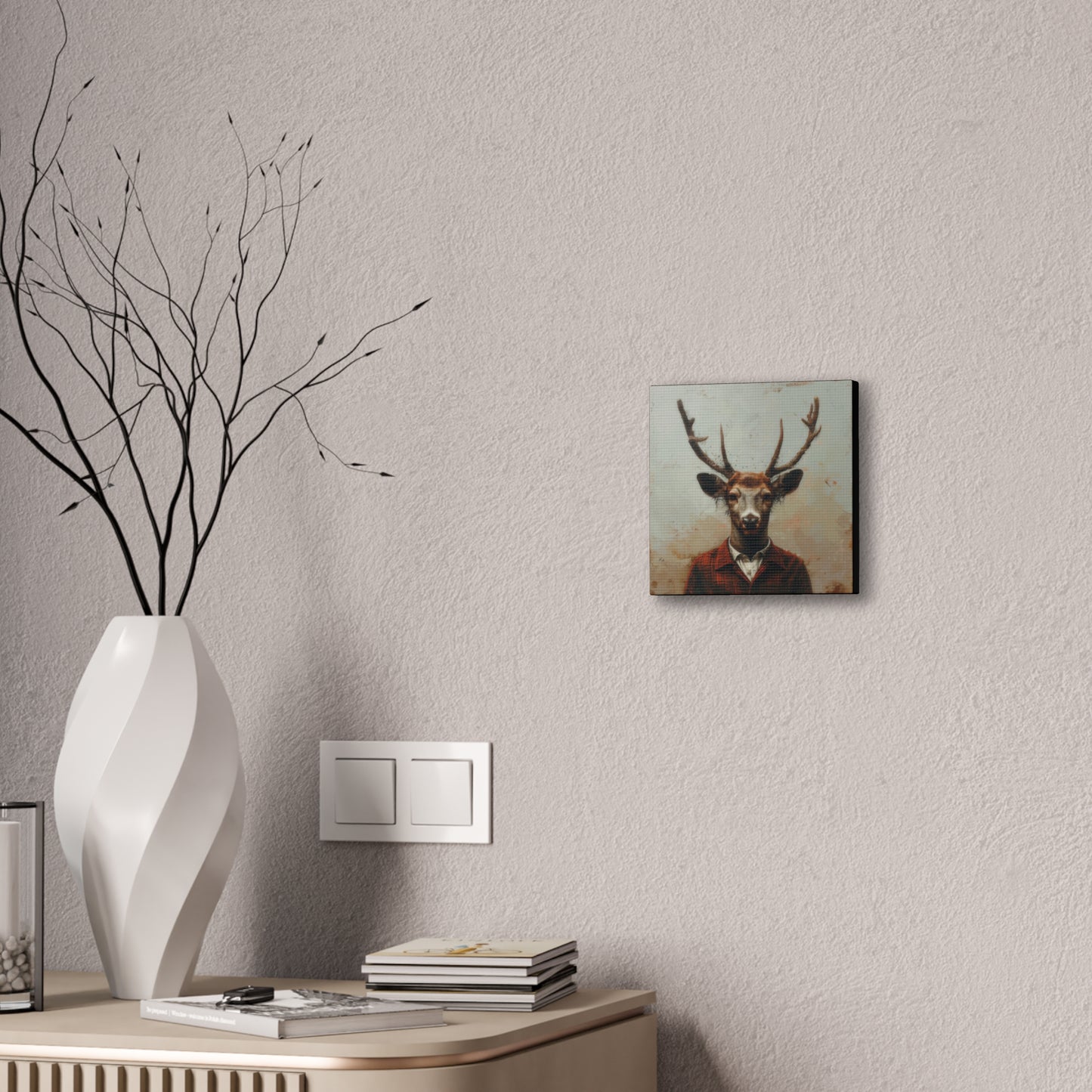 Dapper Deer - Canvas Stretched, 0.75"