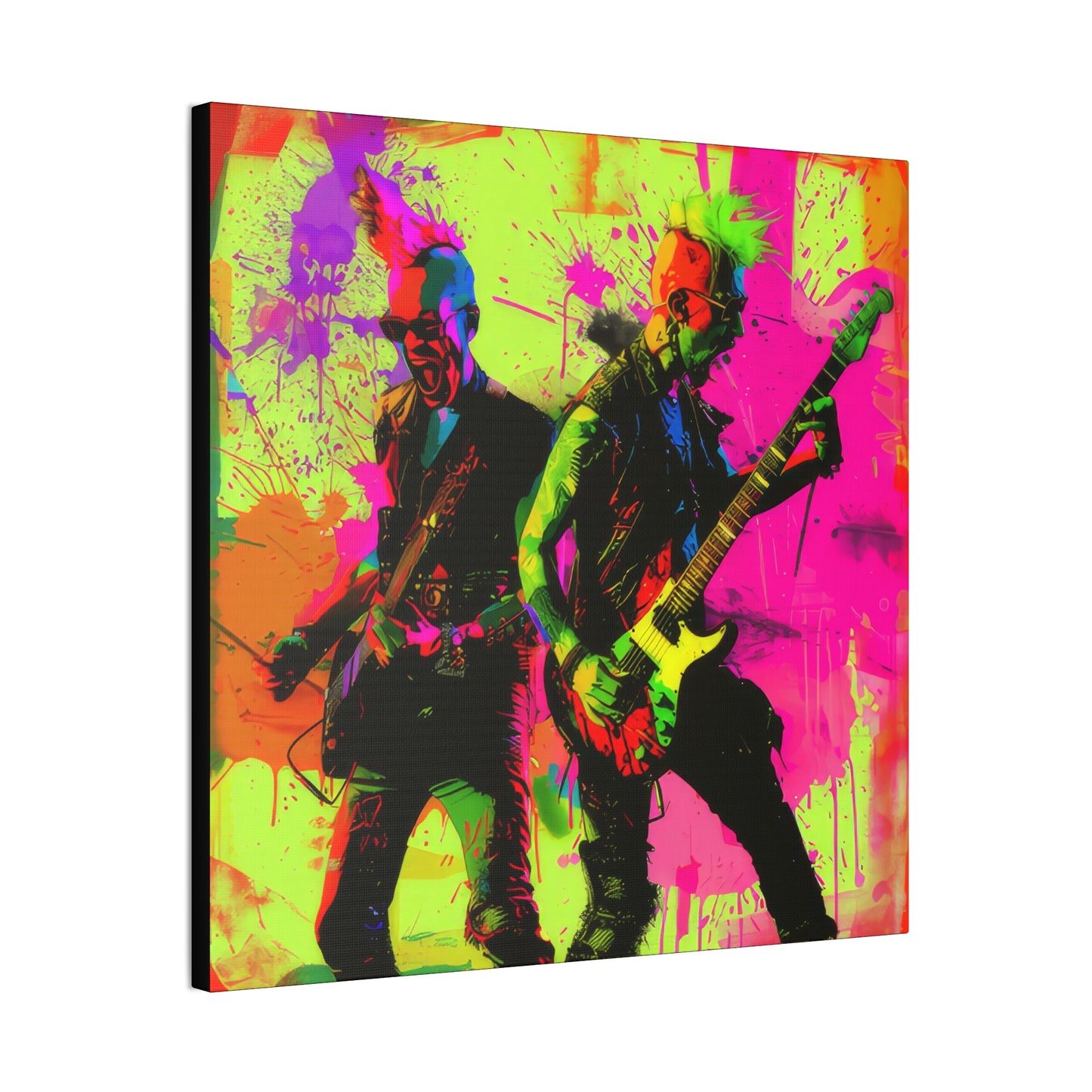 Punk Rock - Canvas Stretched, 0.75"