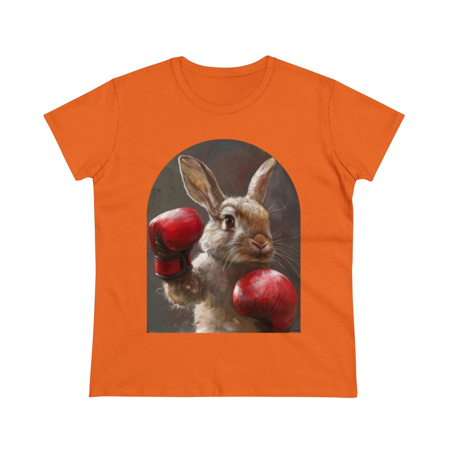 Boxing Rabbit - Women's Midweight Cotton Tee