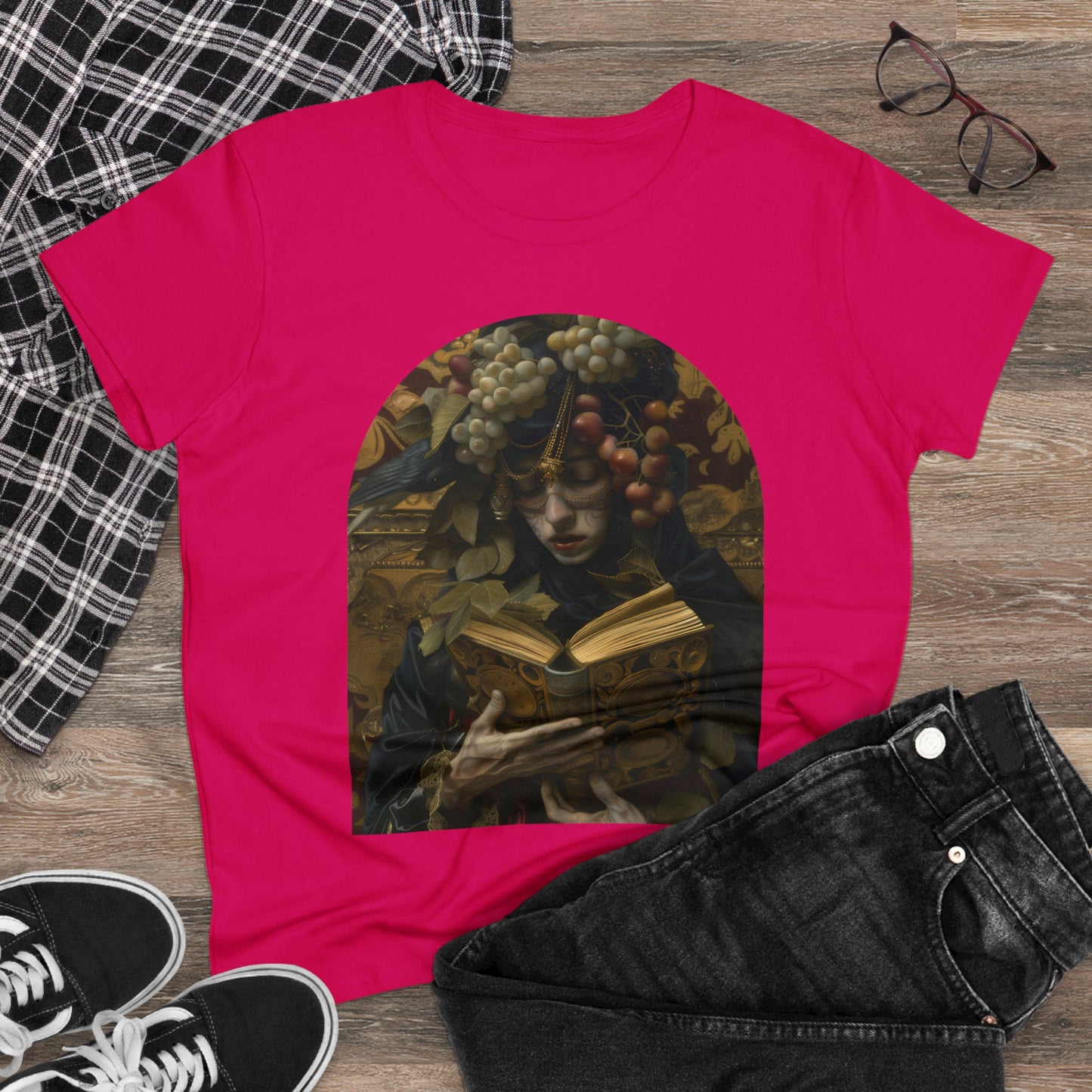 Solemn Reading - Fantasy - Women's Midweight Cotton Tee