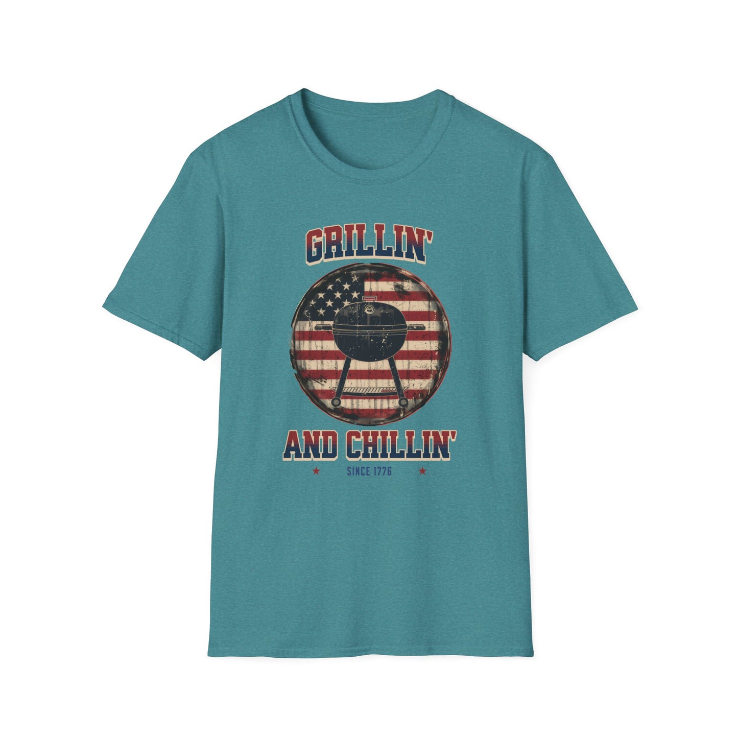 Grillin and Chillin - Unisex Softstyle T-Shirt