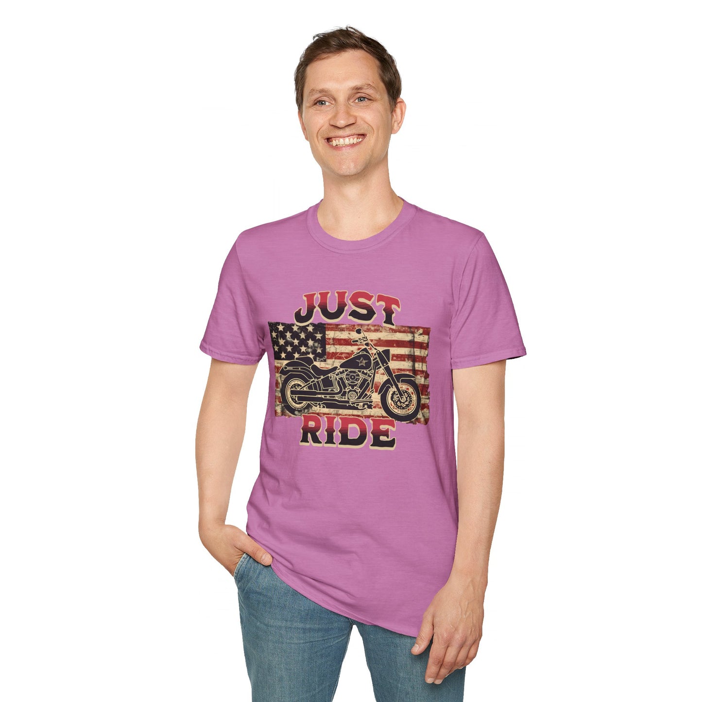 Just Ride - Unisex Softstyle T-Shirt