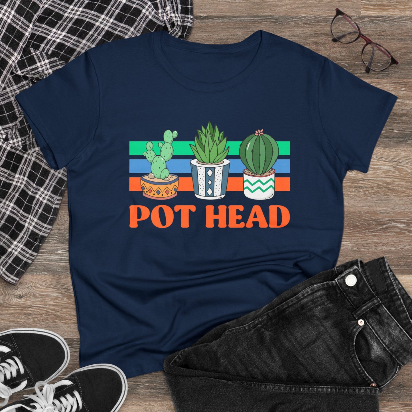 Pot Head - Gardening - Women's Midweight Cotton Tee