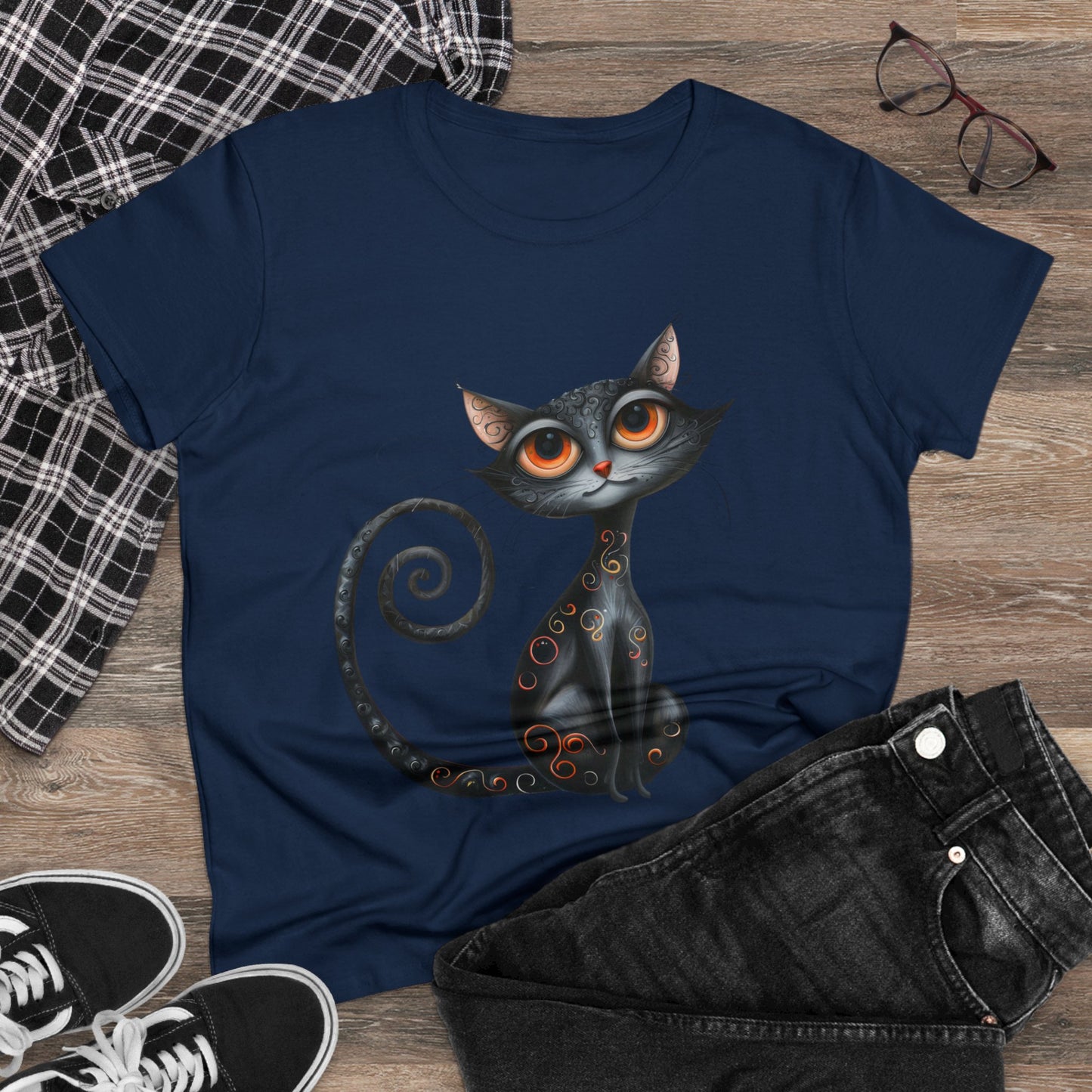 Pretty Kitty - Women's Midweight Cotton Tee