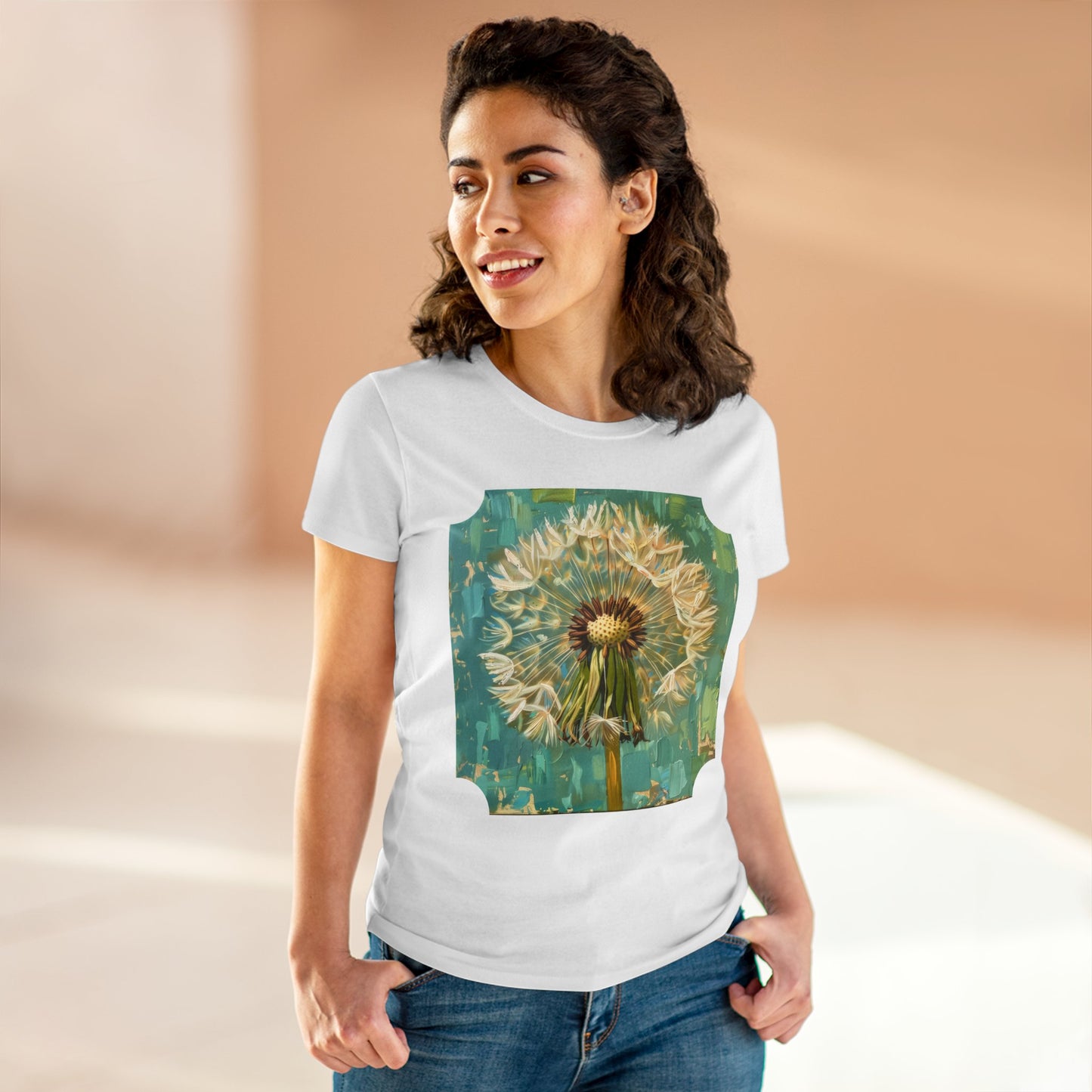 Dandelion - Flowers - Women's Midweight Cotton Tee