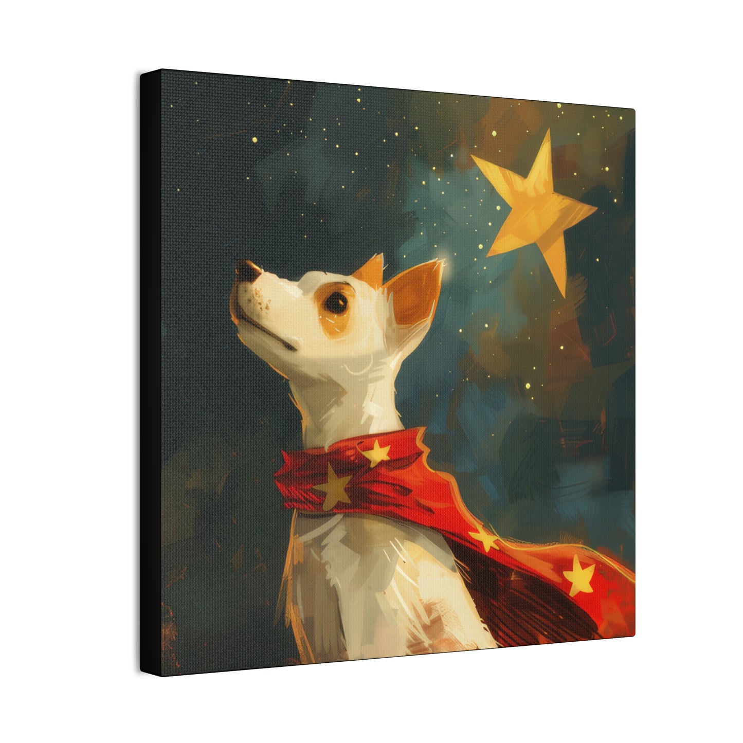 Star Dog Hero - Canvas Stretched, 0.75"