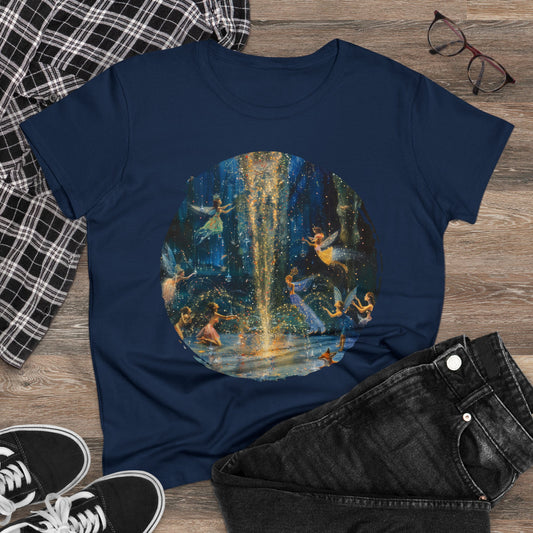 Fairy Celebration - Fantasy - Women's Midweight Cotton Tee