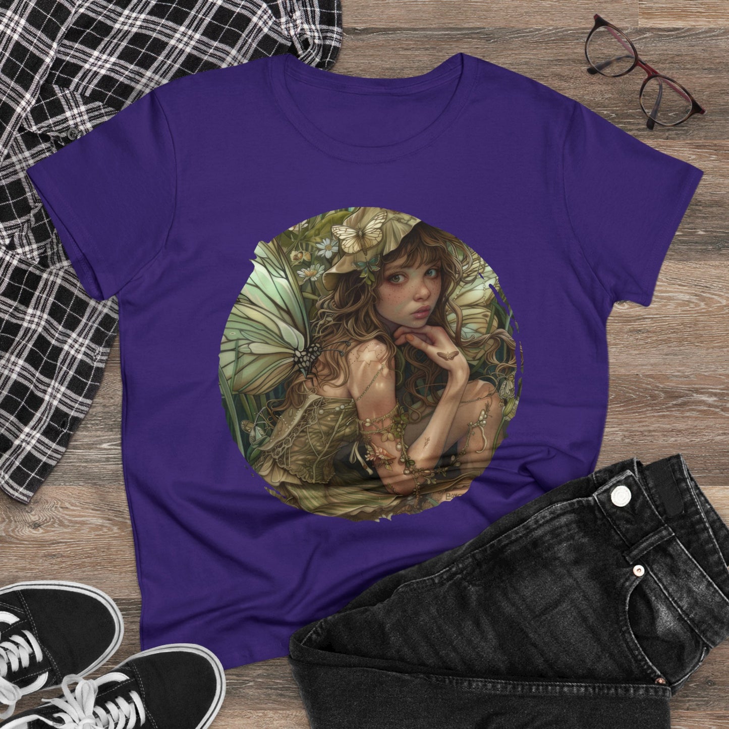 Fairy - Fantasy - Women's Midweight Cotton Tee