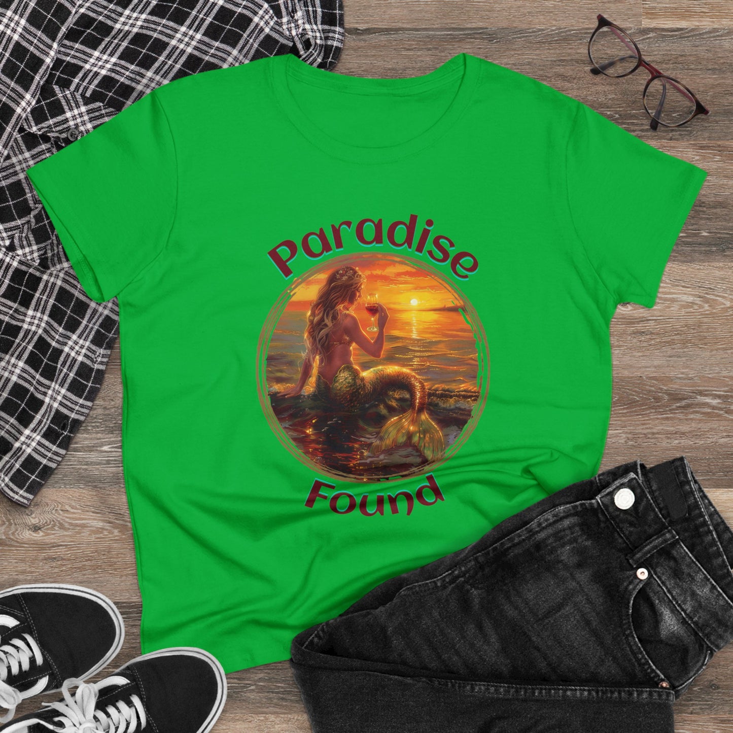 Paradise Found - Women's Midweight Cotton Tee