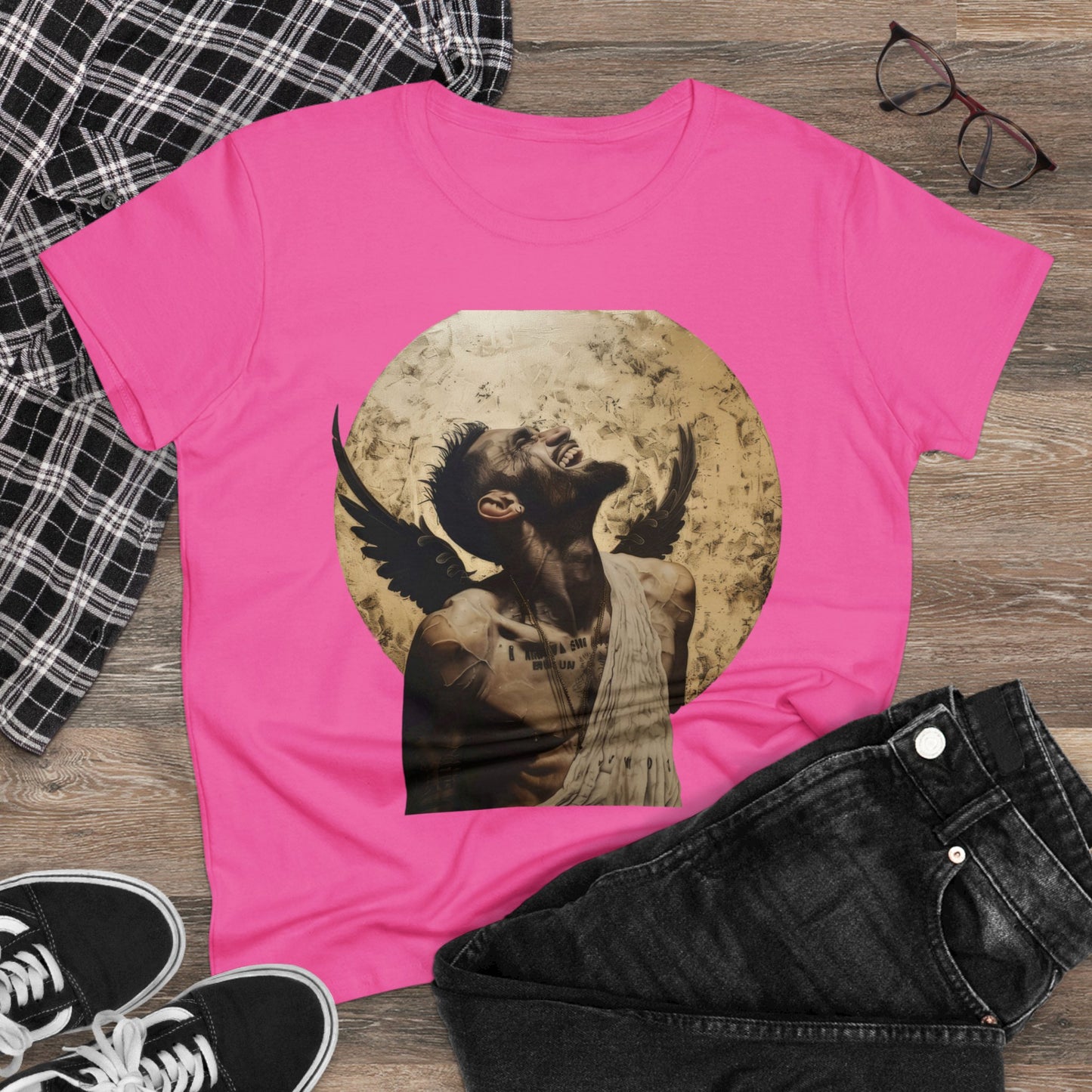 Angel or Devil - Women's Midweight Cotton Tee