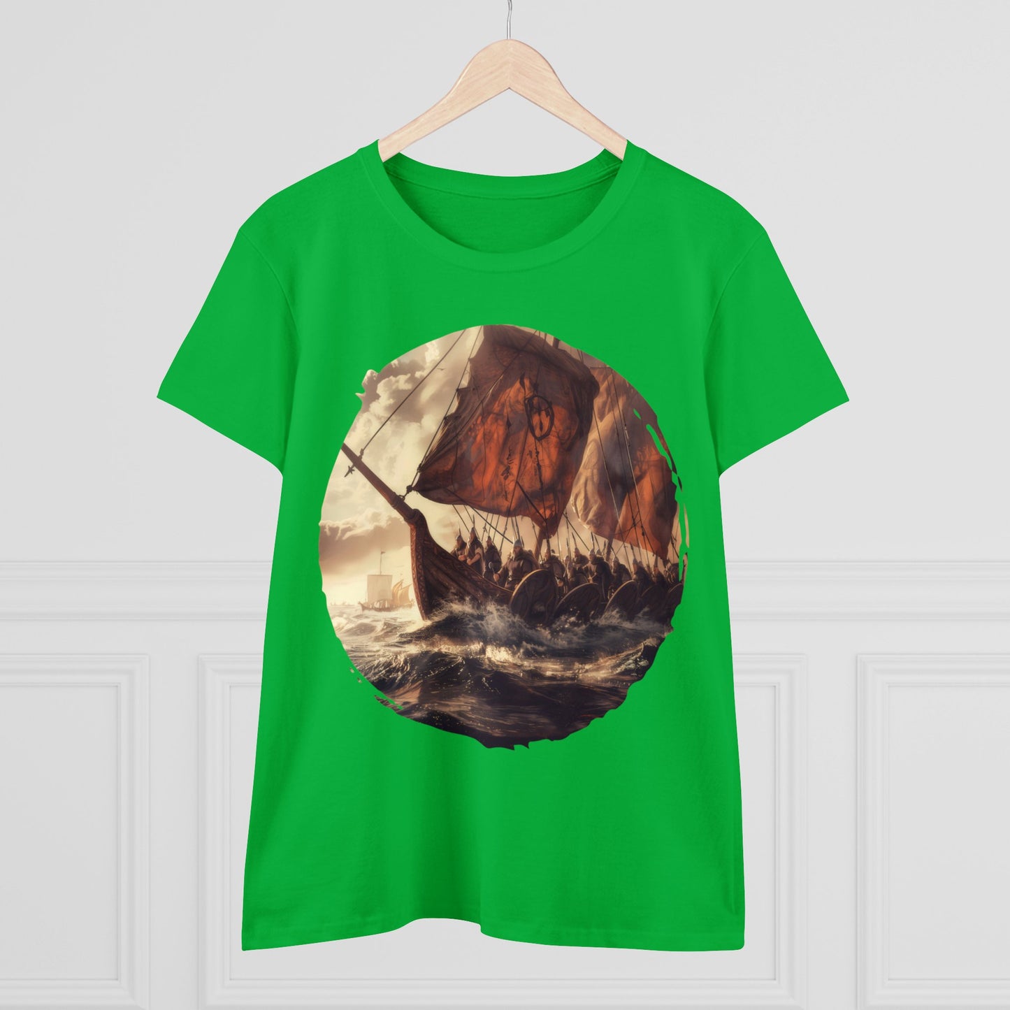 Vikings - Fantasy - Women's Midweight Cotton Tee