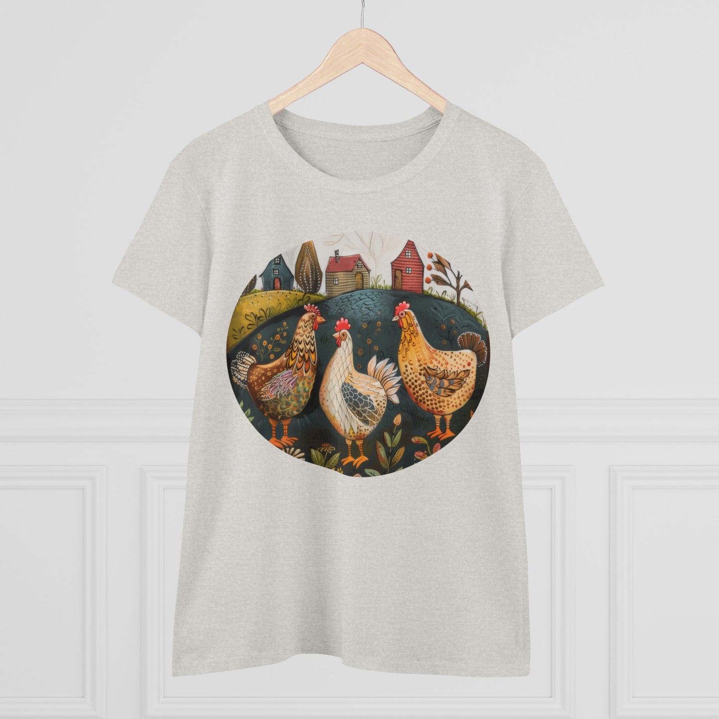 Chickens - Women's Midweight Cotton Tee