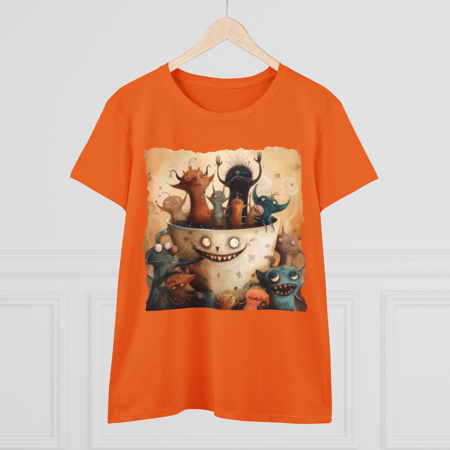 Coffee Critters - Women's Midweight Cotton Tee