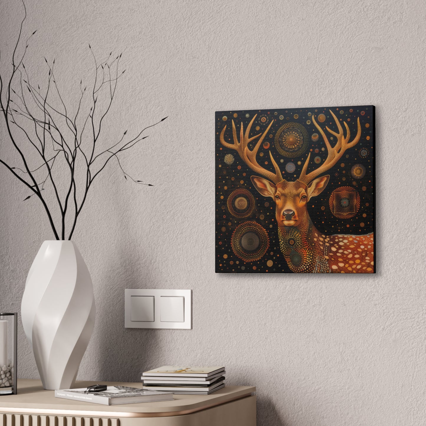 Deer - Canvas Stretched, 0.75"