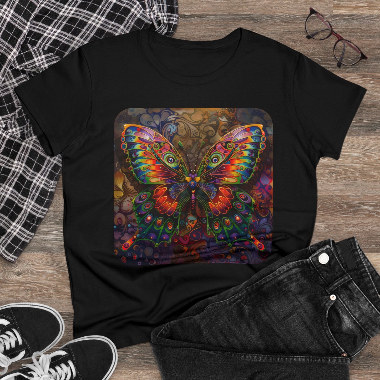 Butterfly - Women's Midweight Cotton Tee