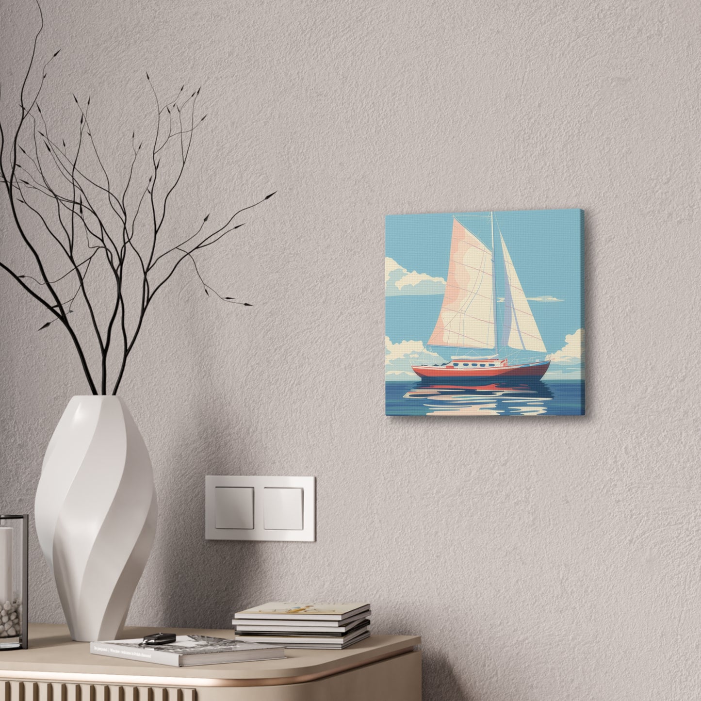 Sailing - Canvas Stretched, 0.75"