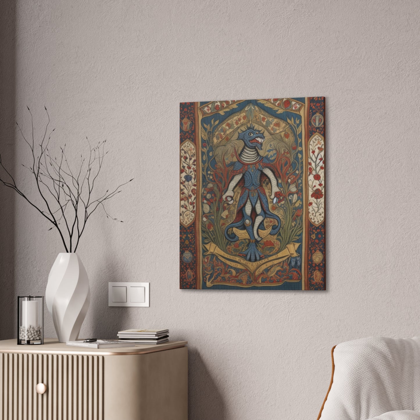 Medieval Tapestry - Canvas Stretched, 0.75"