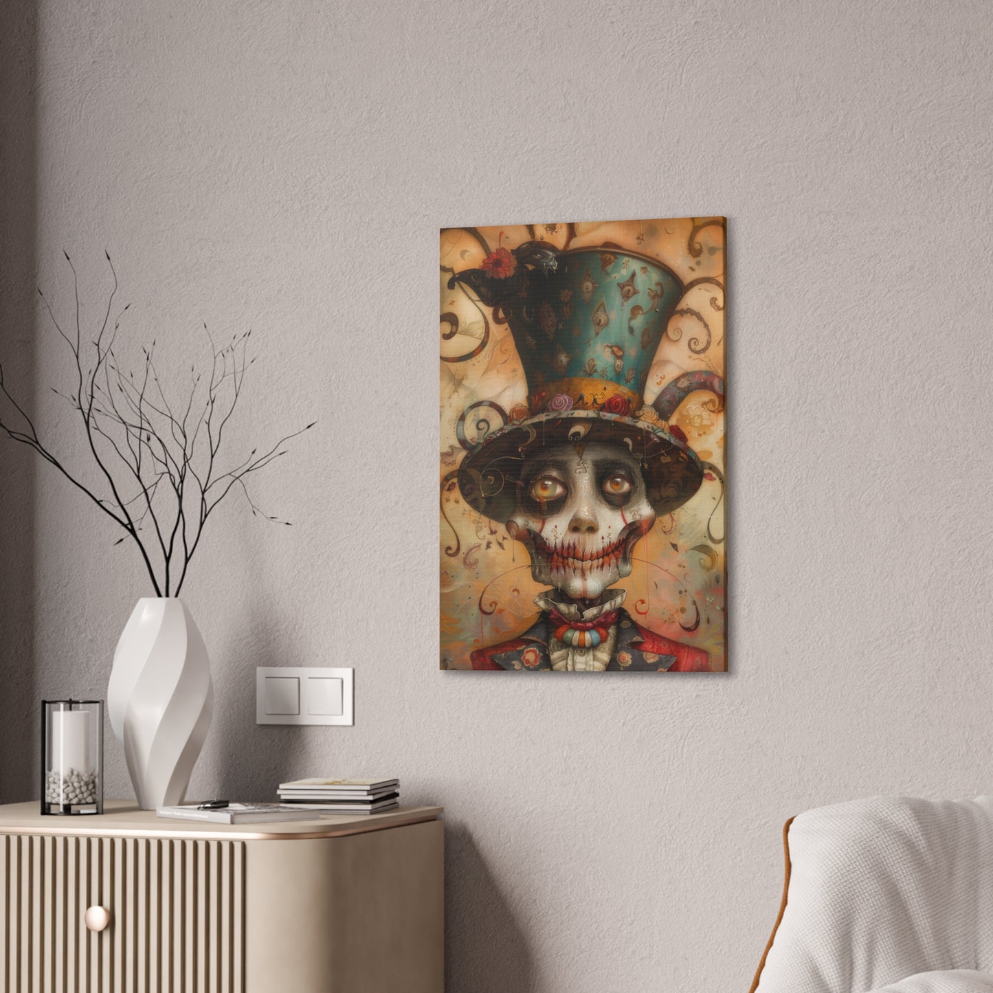 Top Hat - Canvas Stretched, 0.75"