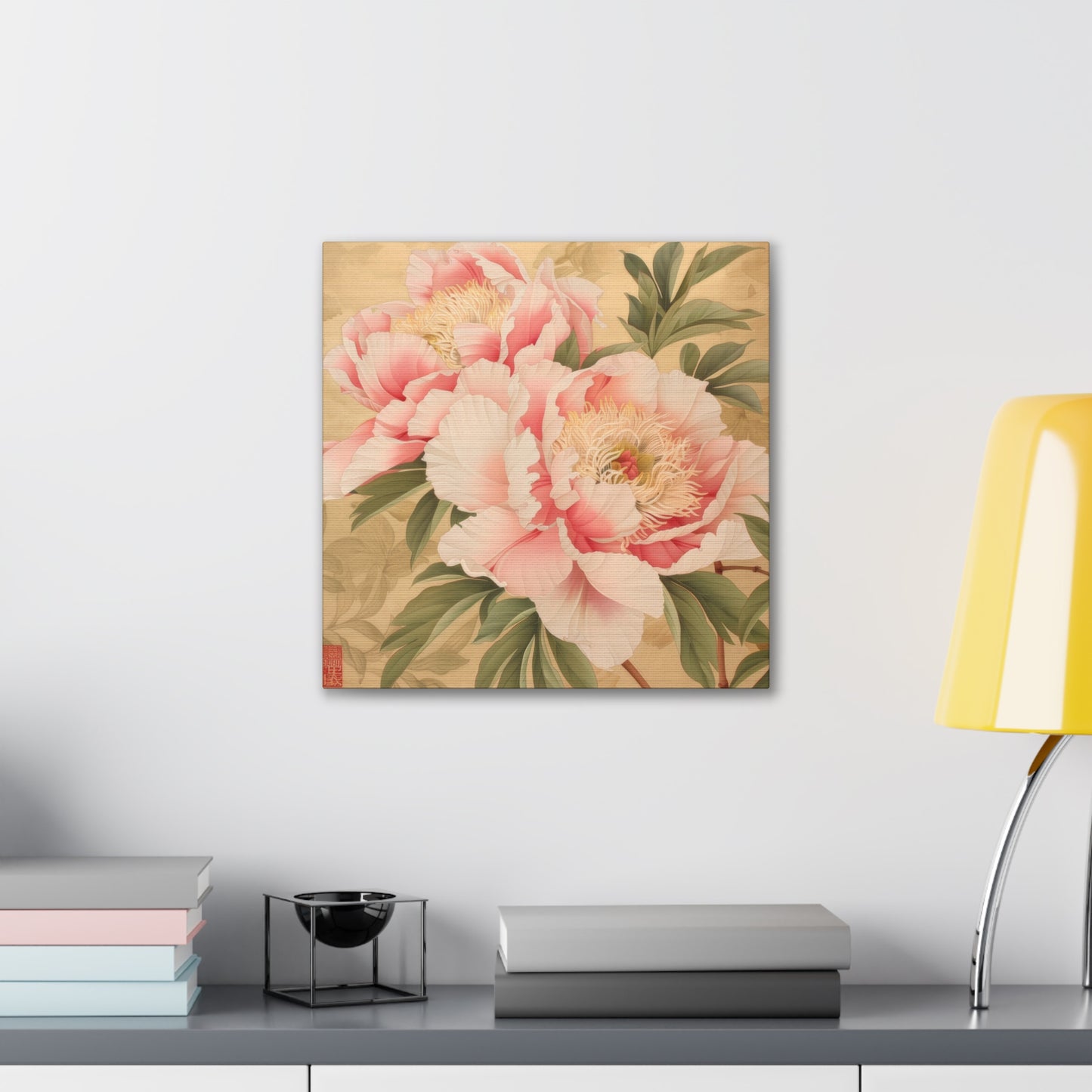 Peony - Canvas Stretched, 0.75"