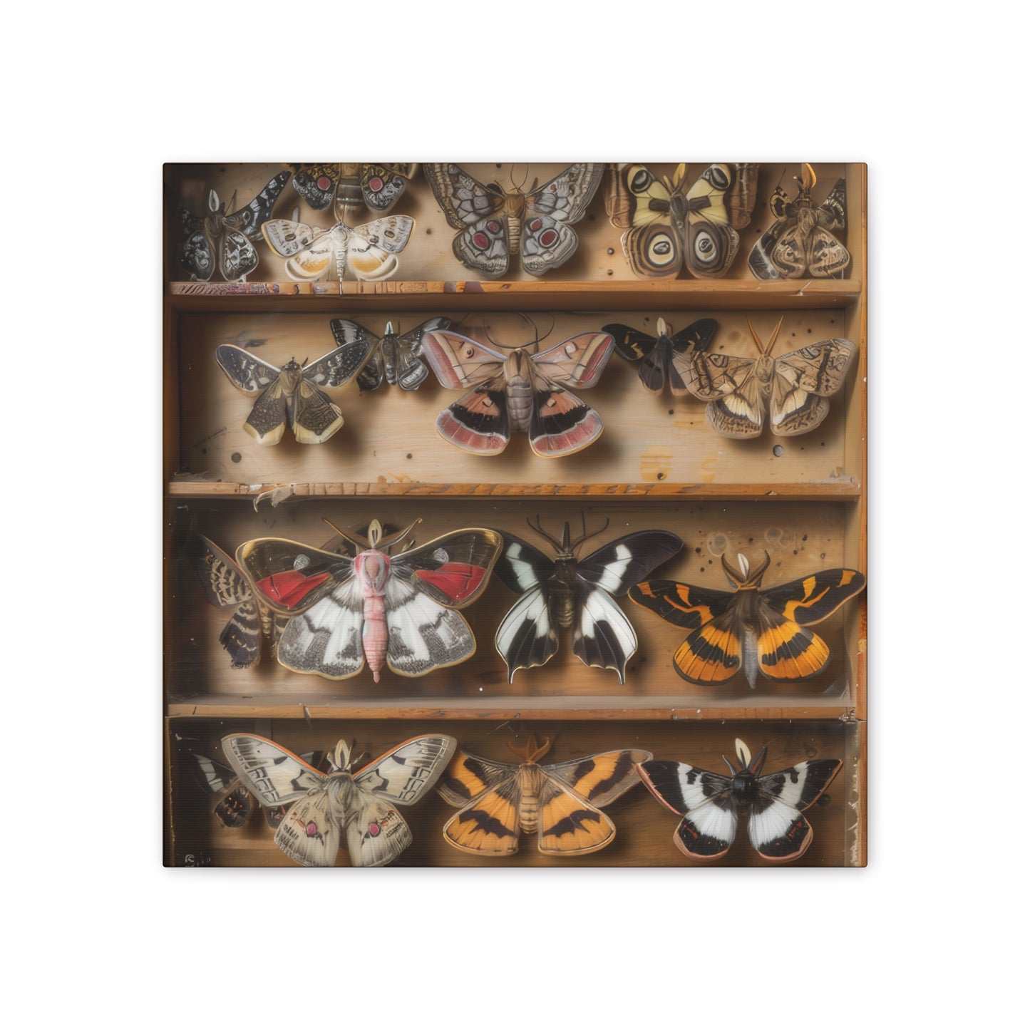 Moth Collection - Canvas Stretched, 0.75"