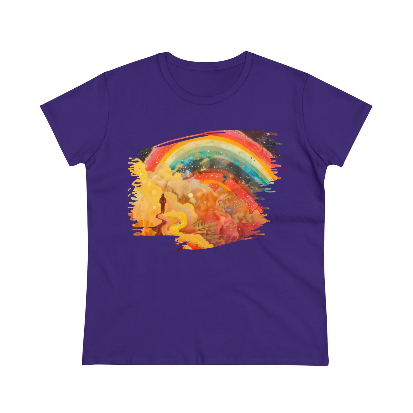 Chasing Rainbows - Women's Midweight Cotton Tee