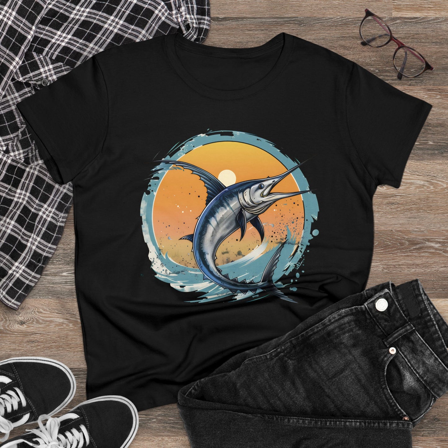 Marlin - Women's Midweight Cotton Tee