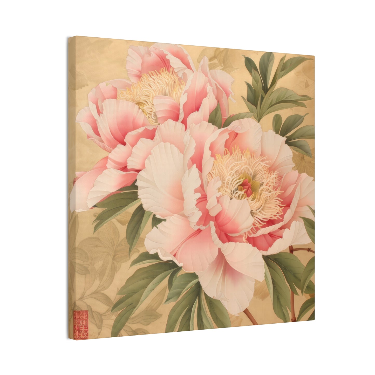 Peony - Canvas Stretched, 0.75"