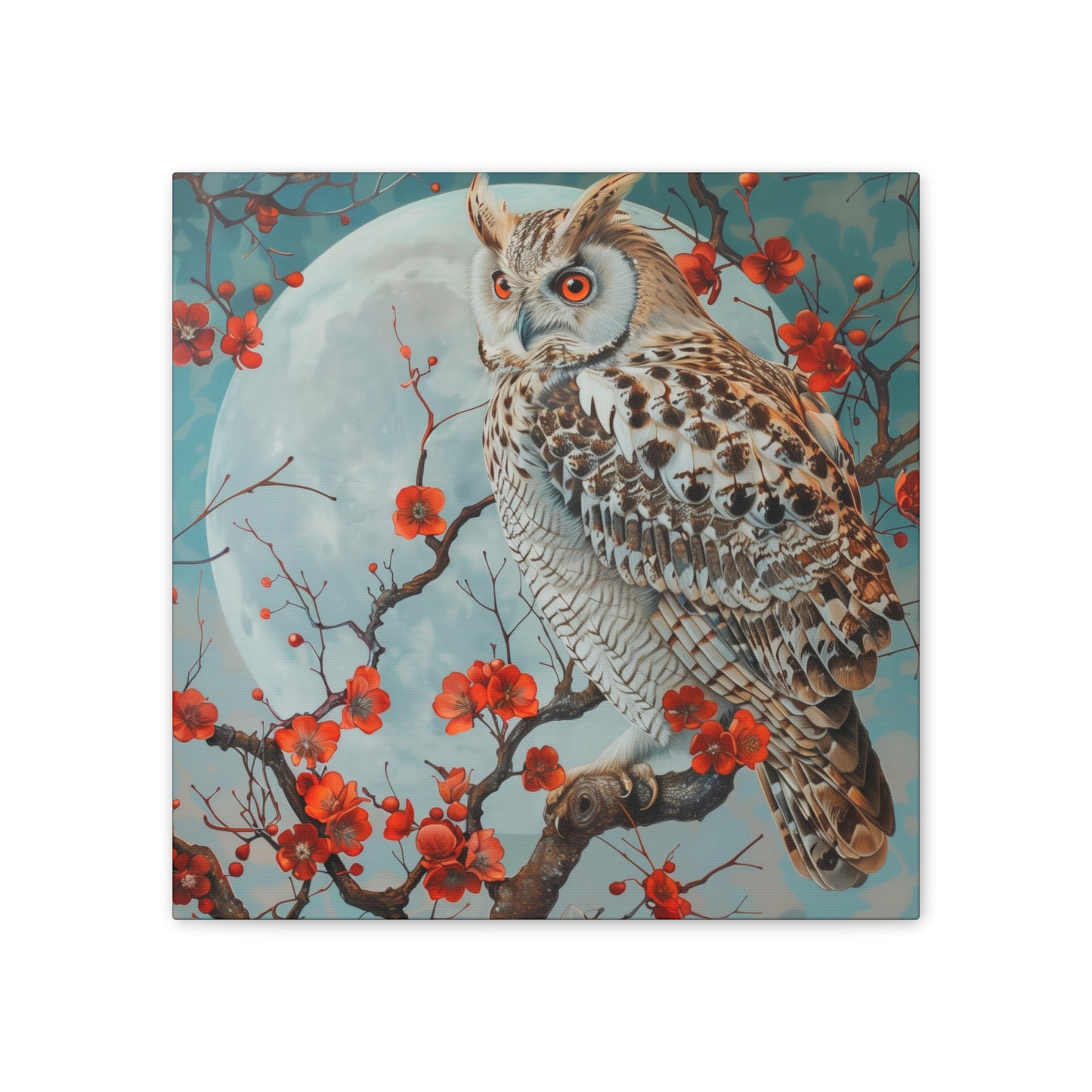 Owl  - Canvas Stretched, 0.75"