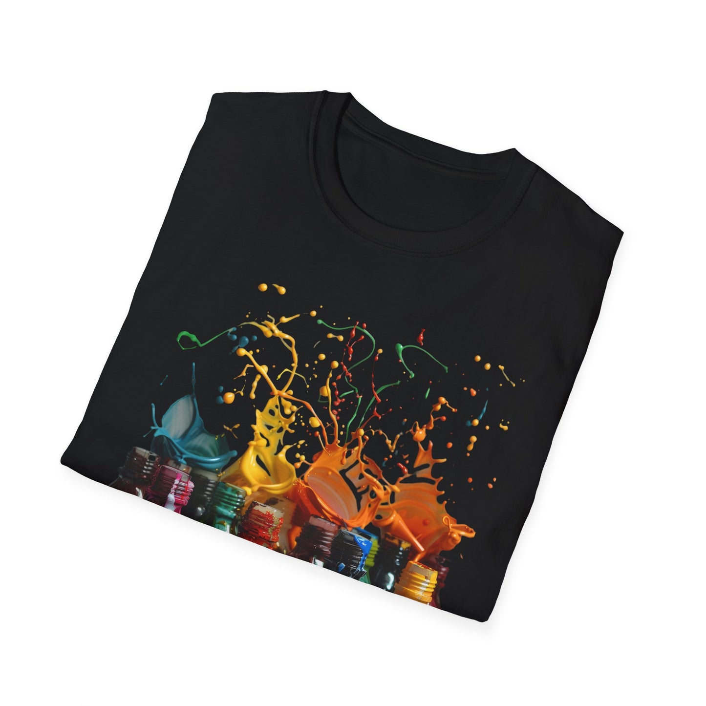 Paint Spill - Unisex Softstyle T-Shirt