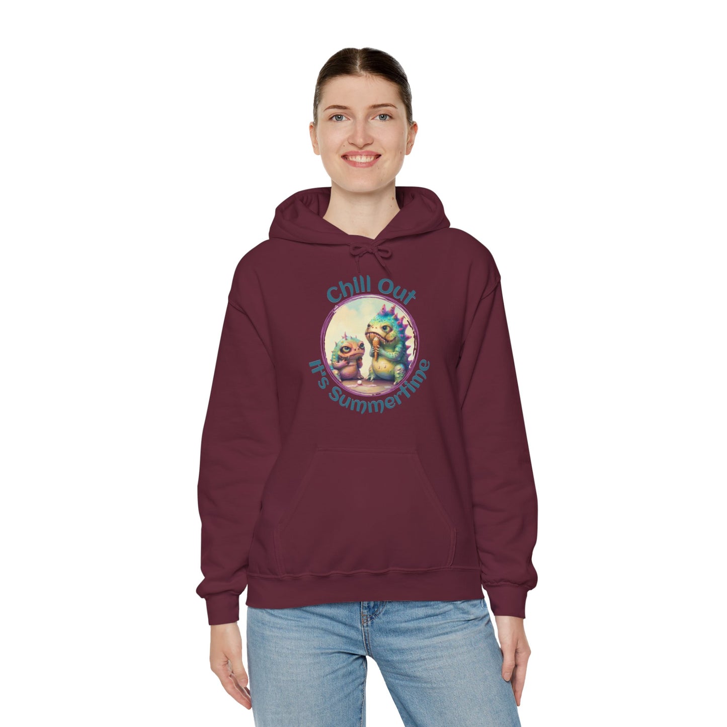 Chill Out for Summer - Unisex Heavy Blend™ Hooded Sweatshirt