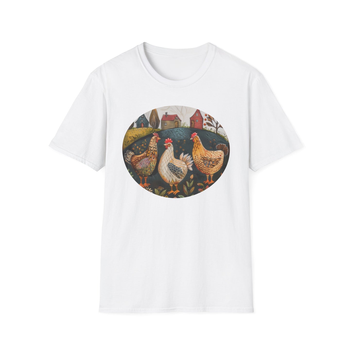 Chickens - Unisex Softstyle T-Shirt