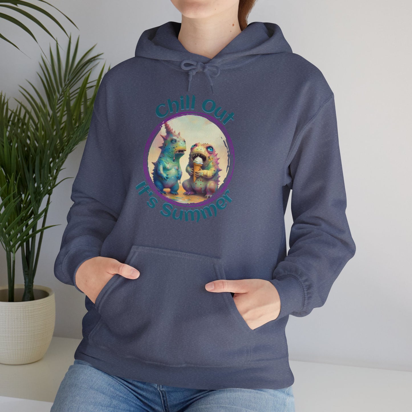 Chill Out, It's Summer - Unisex Heavy Blend™ Hooded Sweatshirt