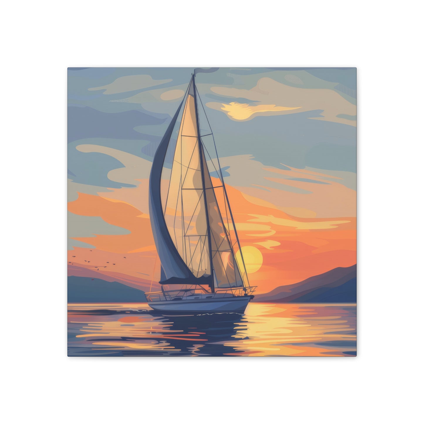 Sailing - Canvas Stretched, 0.75"