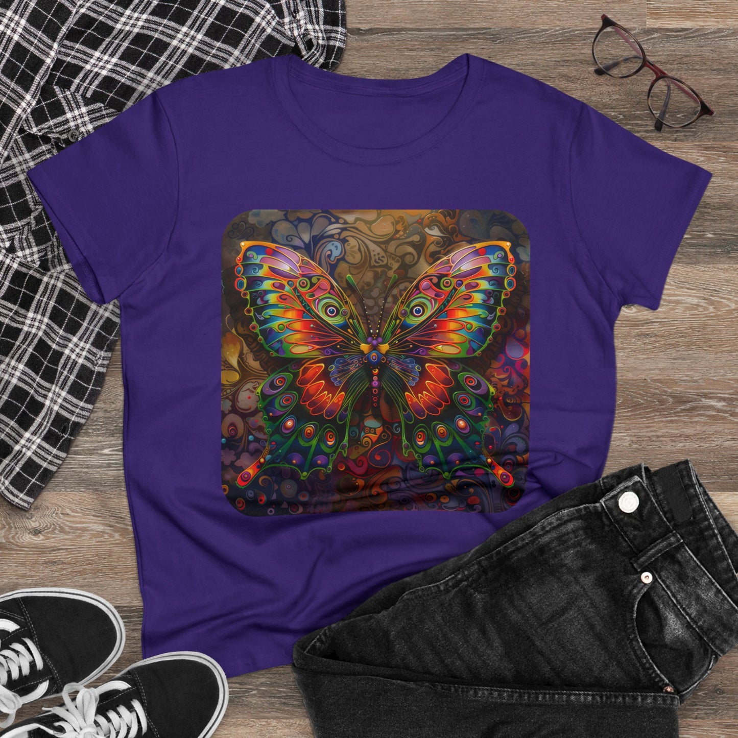 Butterfly - Women's Midweight Cotton Tee