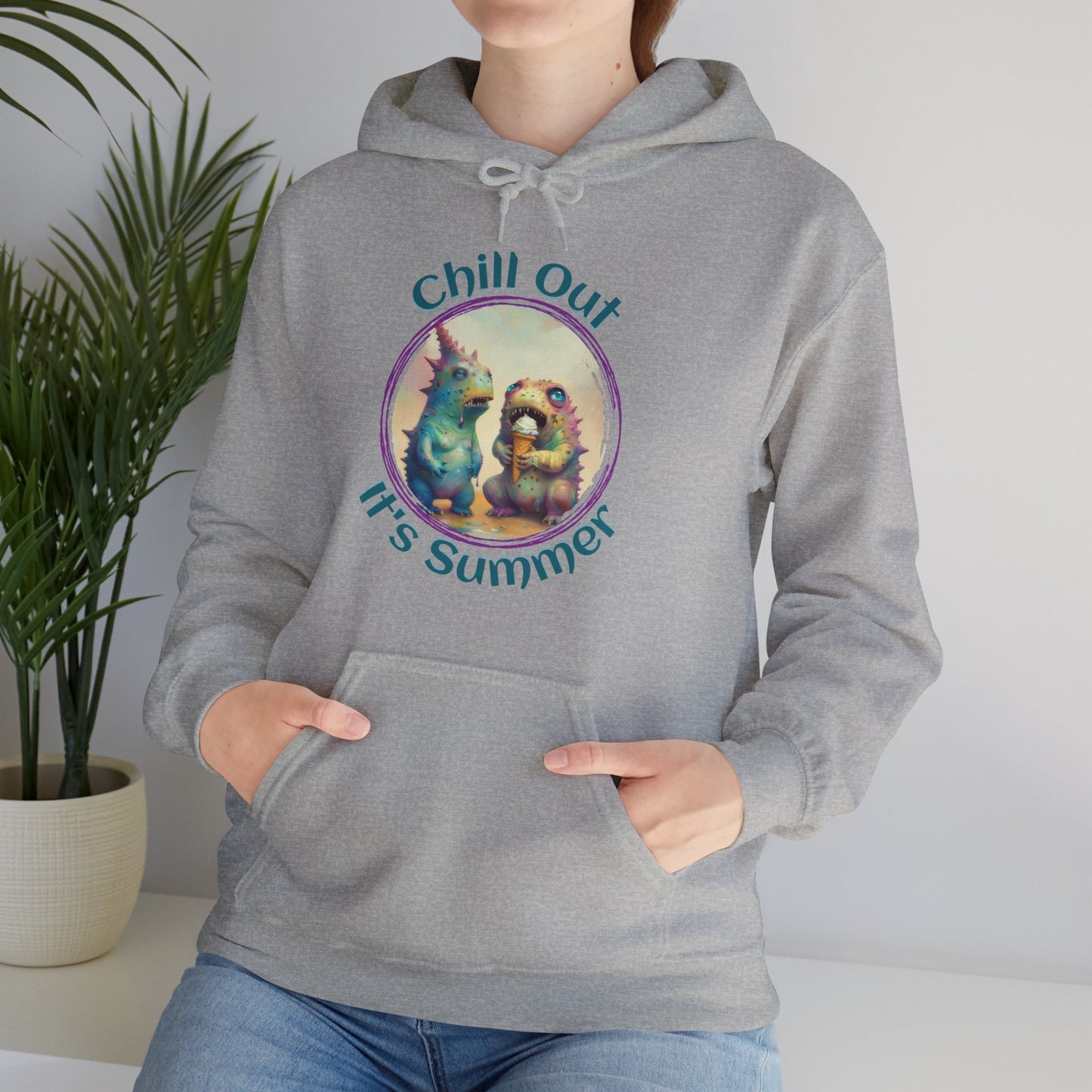 Chill Out, It's Summer - Unisex Heavy Blend™ Hooded Sweatshirt