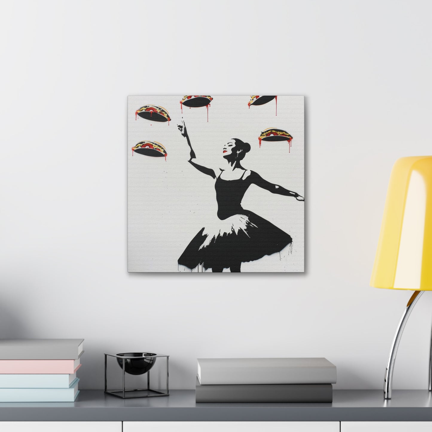 Ballerina of Tacos - Canvas Stretched, 0.75"