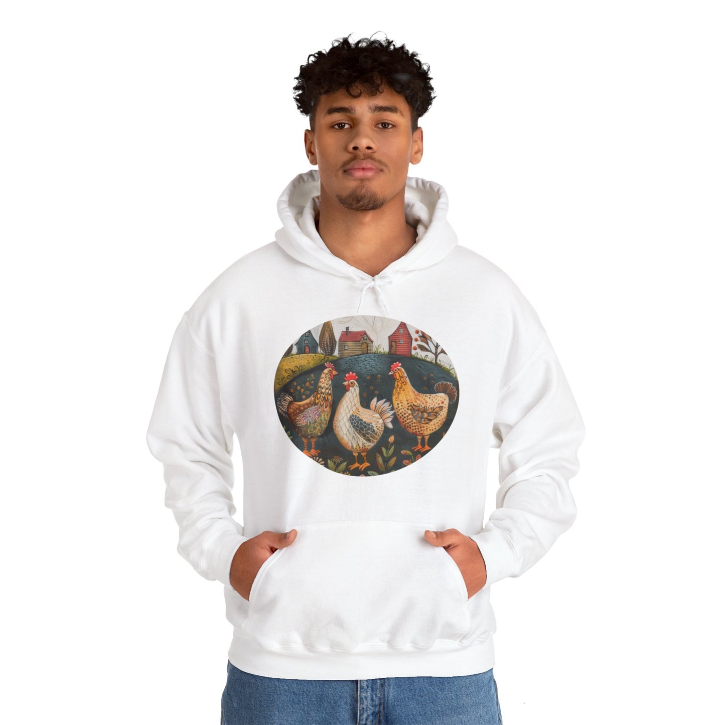 Chickens - Unisex Heavy Blend™ Hooded Sweatshirt