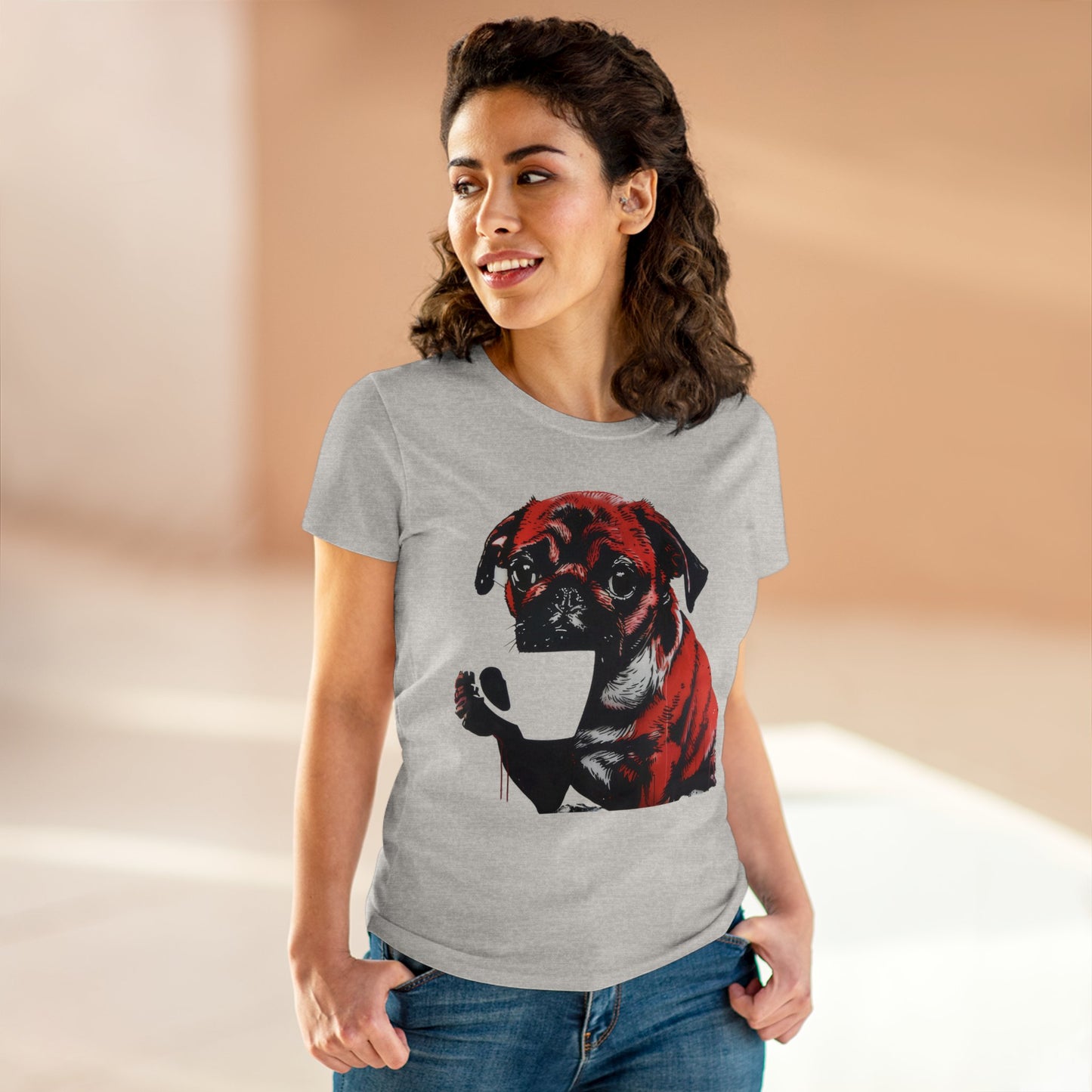 Coffee Dog - Fantasy - Women's Midweight Cotton Tee