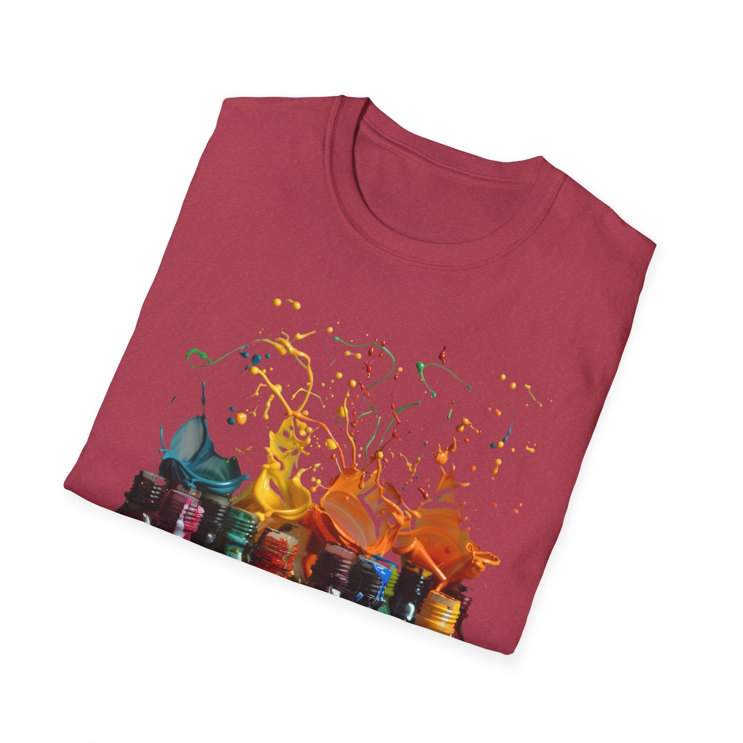 Paint Spill - Unisex Softstyle T-Shirt