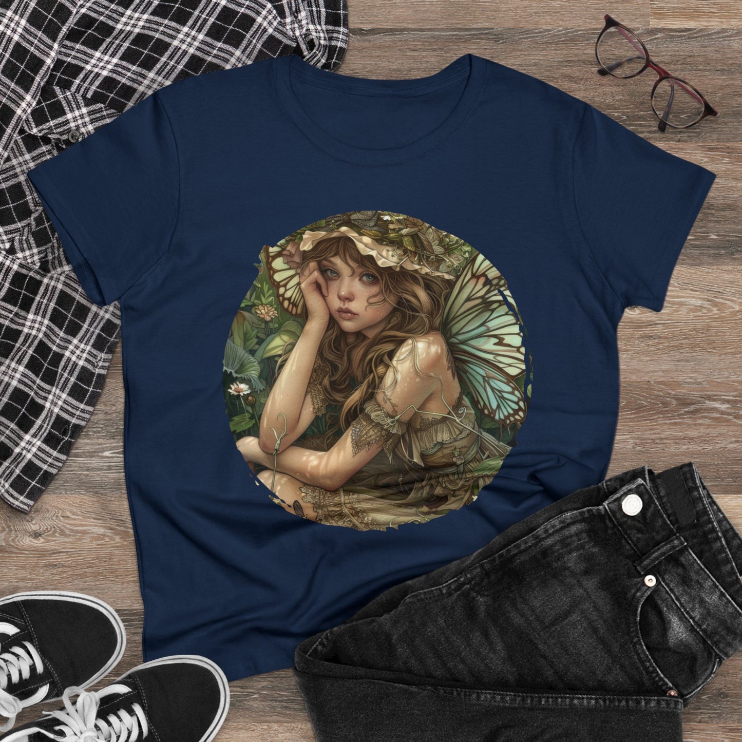 Fairy - Fantasy - Women's Midweight Cotton Tee