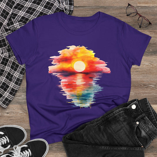 Sunrise - Women's Midweight Cotton Tee