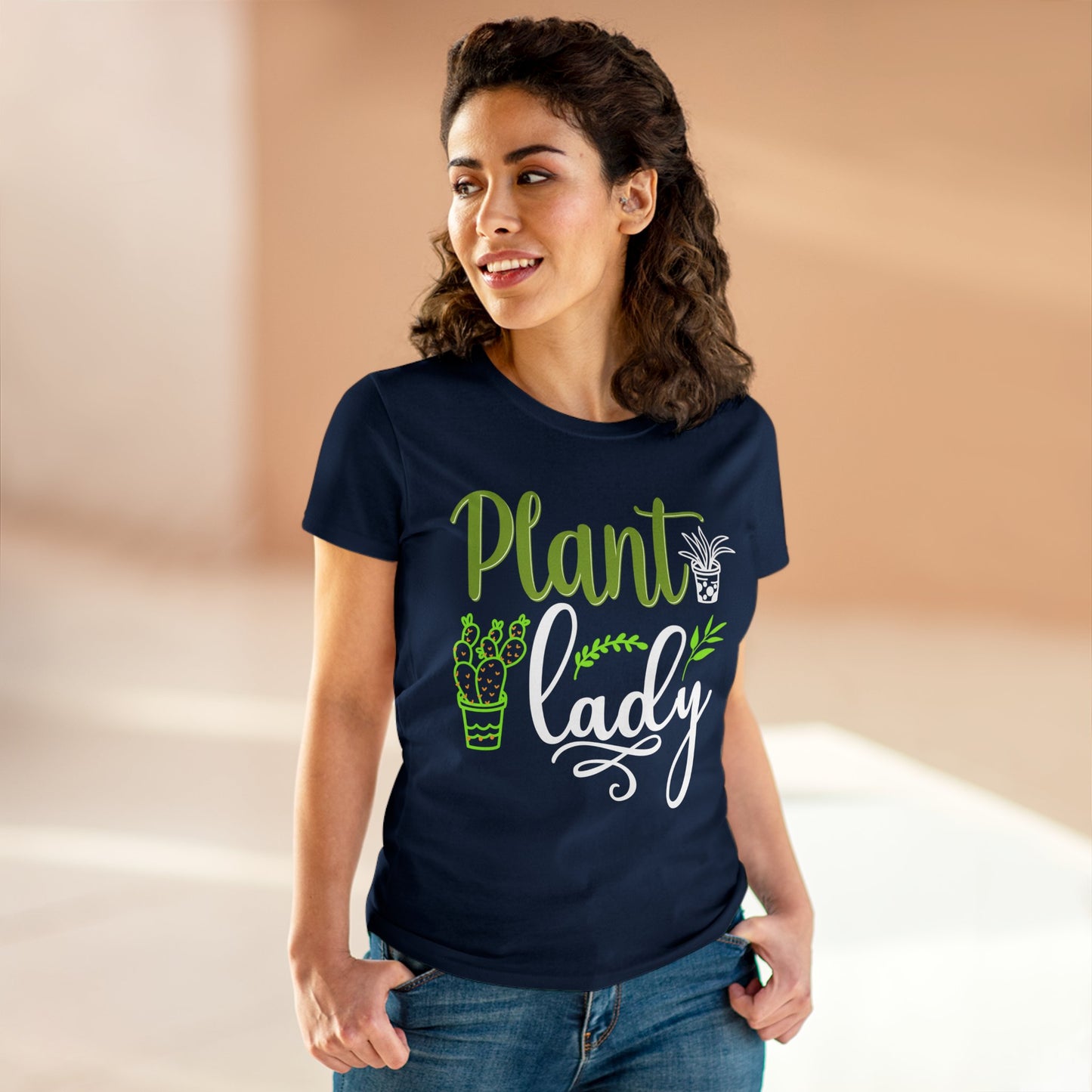 Plant Lady - Gardening - Women's Midweight Cotton Tee