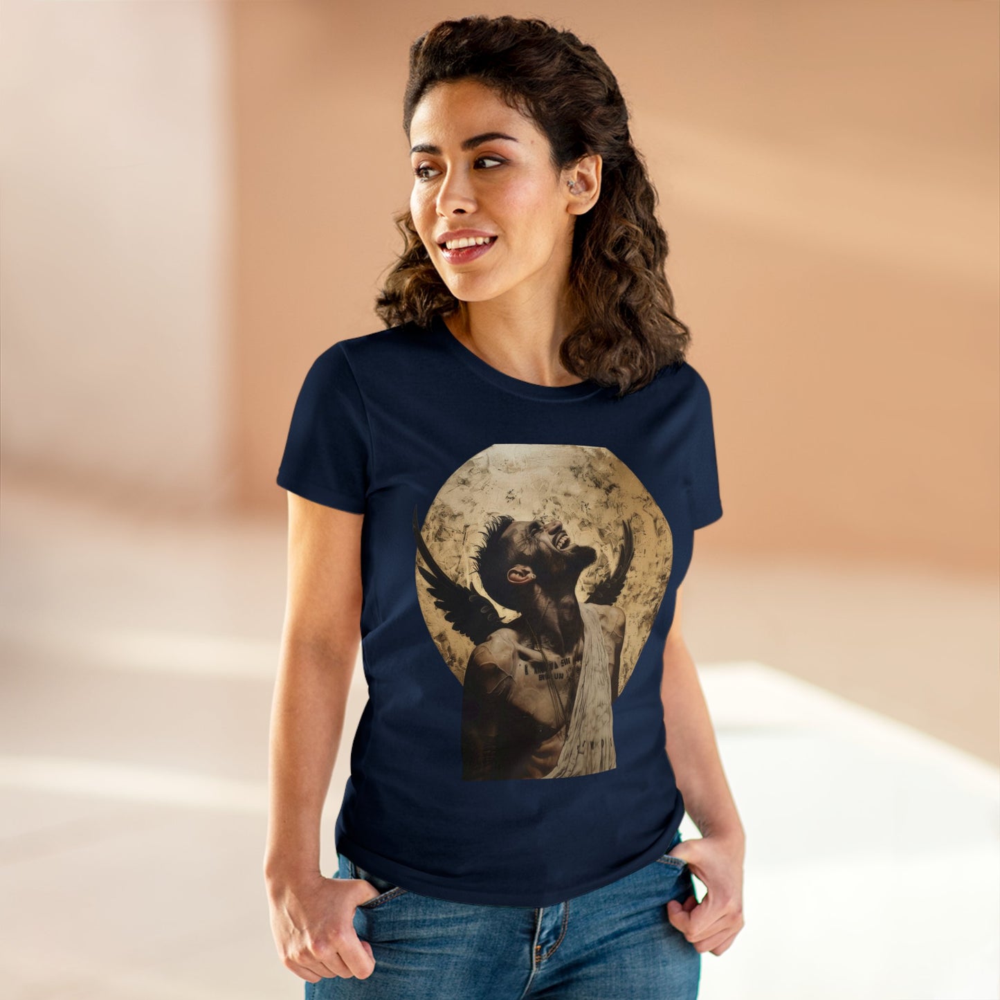 Angel or Devil - Women's Midweight Cotton Tee