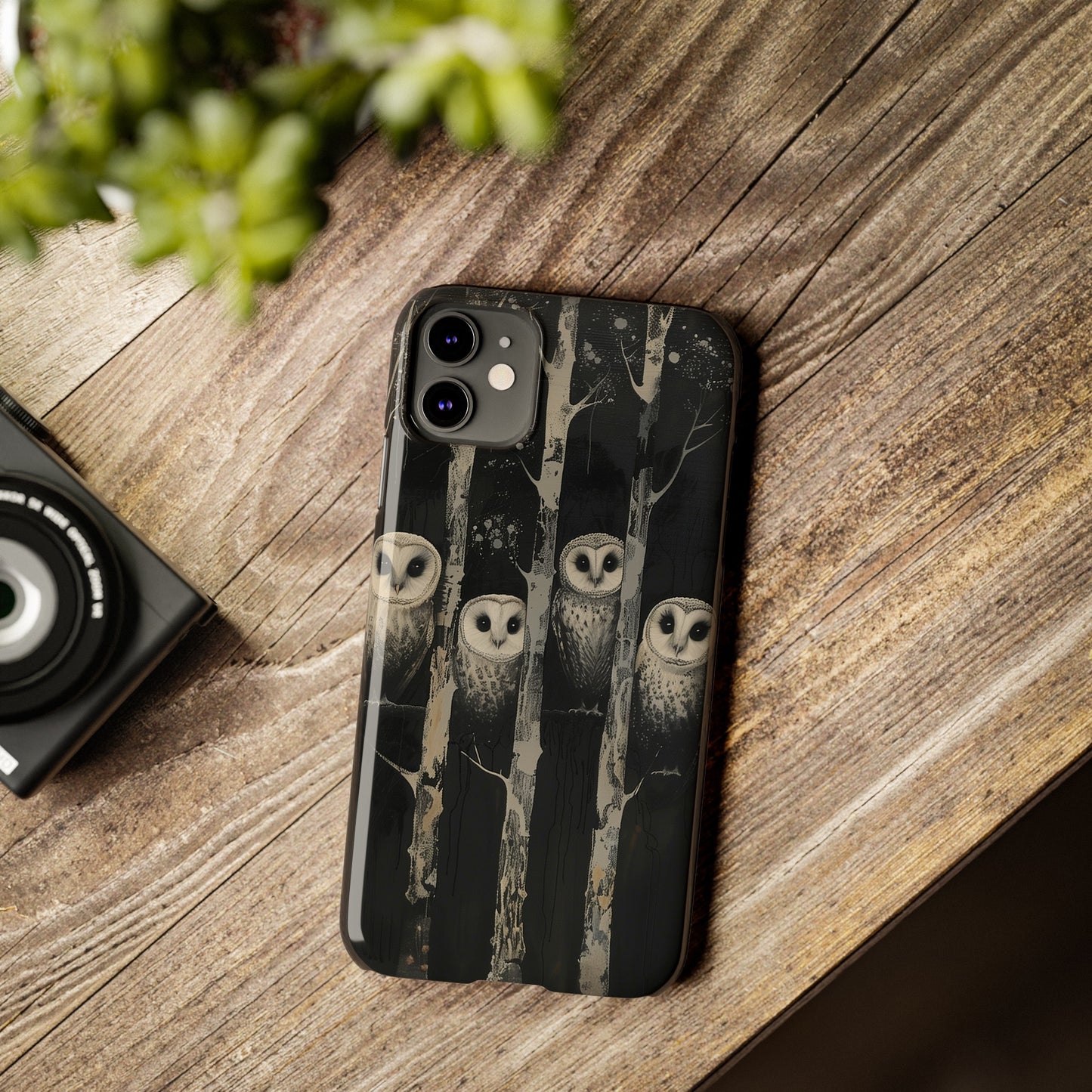 Owls at Night Phone Case