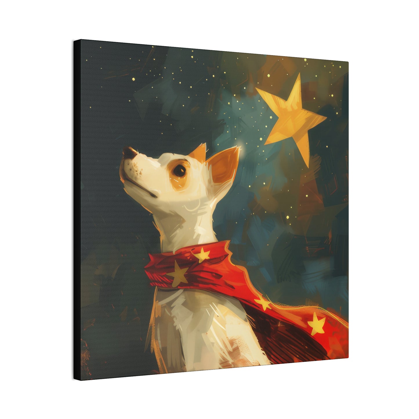 Star Dog Hero - Canvas Stretched, 0.75"