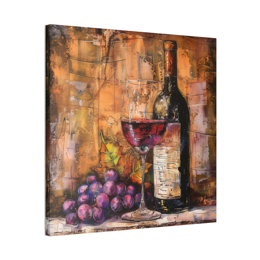 Wine - Canvas Stretched, 0.75"