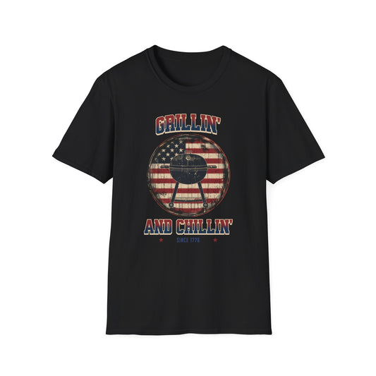 Grillin and Chillin - Unisex Softstyle T-Shirt