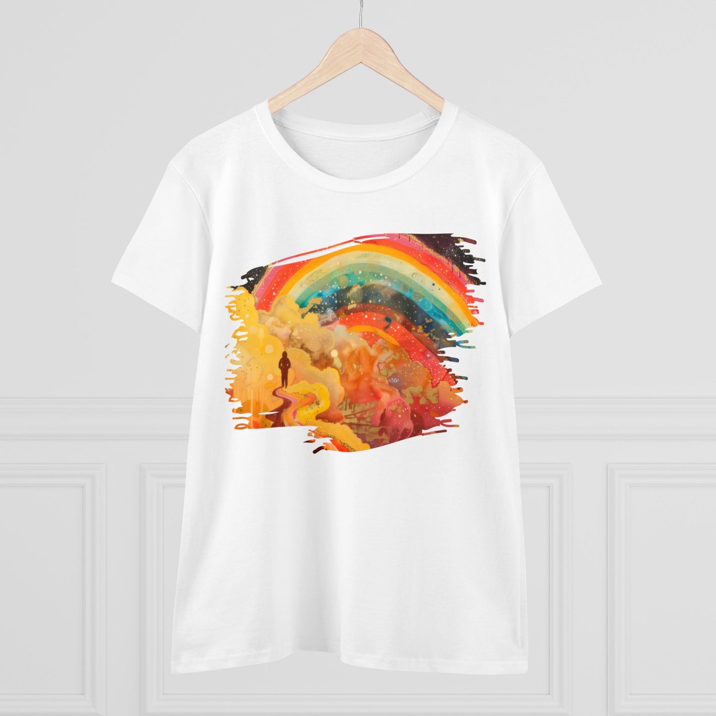 Chasing Rainbows - Women's Midweight Cotton Tee